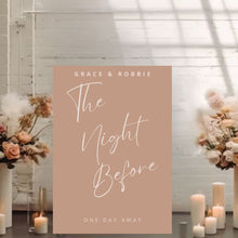 Load image into Gallery viewer, Welcome Sign - The Night Before