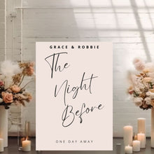 Load image into Gallery viewer, Welcome Sign - The Night Before