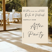 Load image into Gallery viewer, Welcome Sign - Happily Ever After Party - Day Two
