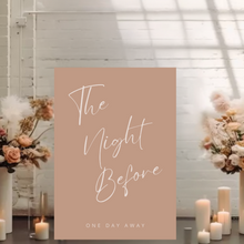 Load image into Gallery viewer, Welcome Sign - The Night Before
