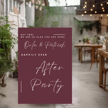 Load image into Gallery viewer, Welcome Sign - Happily Ever After Party - Day Two
