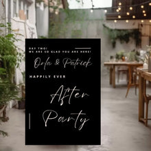 Load image into Gallery viewer, Welcome Sign - Happily Ever After Party - Day Two
