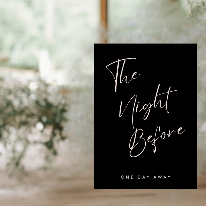 Welcome Sign - The Night Before
