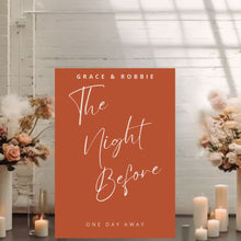 Load image into Gallery viewer, Welcome Sign - The Night Before
