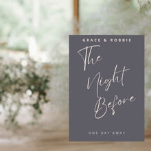 Load image into Gallery viewer, Welcome Sign - The Night Before
