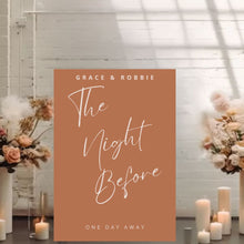 Load image into Gallery viewer, Welcome Sign - The Night Before
